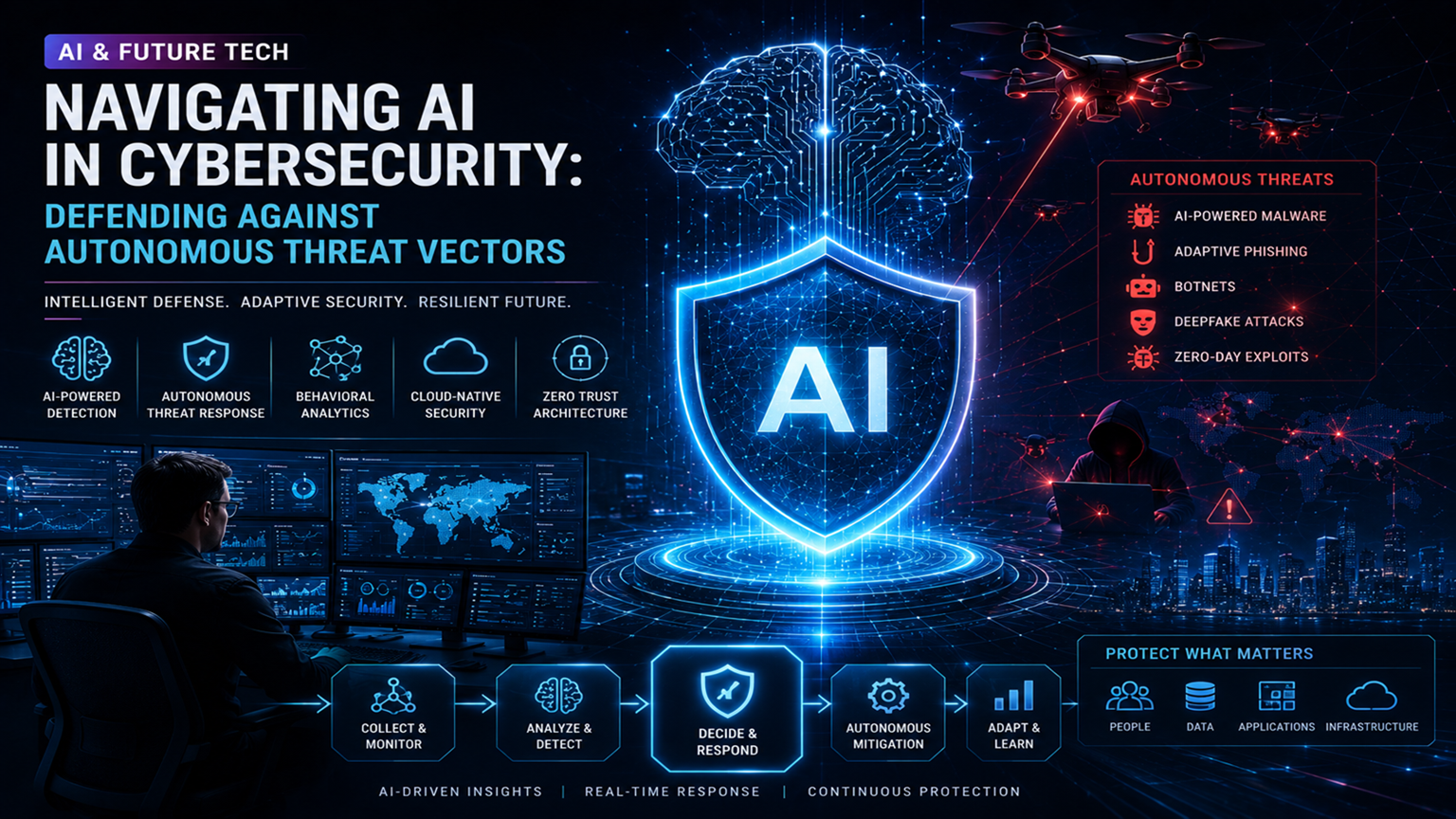 Navigating AI in Cybersecurity: Defending Against Autonomous Threat Vectors